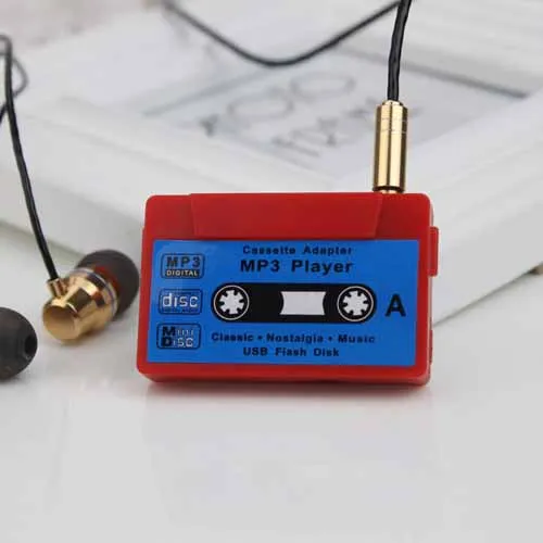 Подарок, мини mp3-плеер, портативный музыкальный плеер, поддержка 32 ГБ, слот для карт Micro TF, спортивный музыкальный плеер walkman lettore Mp3 - Цвет: Красный