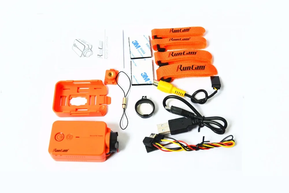 

RunCam 2 1080P HD WiFi FPV Camera 120 Degree Wide Angle for QAV250 RC Racing Quadcopter