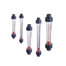 Пластиковый Жидкостный расходомер Расходомер воды тип трубопровода 20 мм разъем ротаметр LZS-15 5-50LPH 2-20LPH 10-100LPH 60-600LPH 80-800LPH