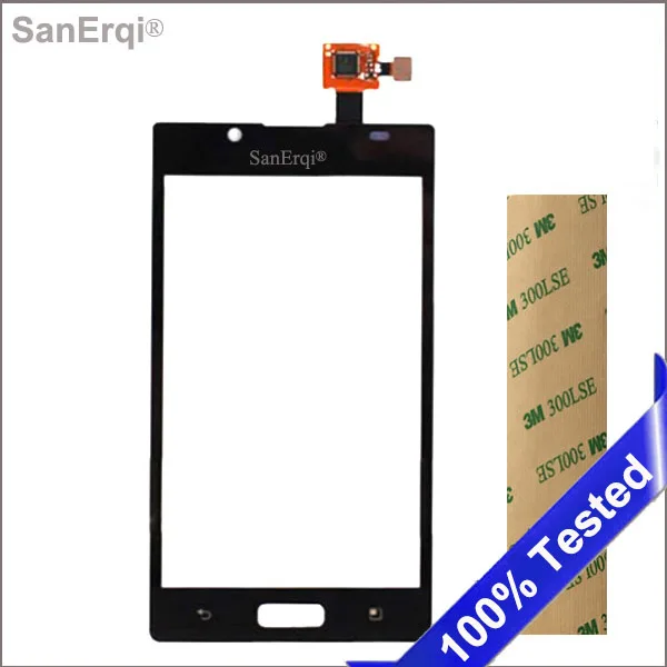 Для LG Optimus L7 P700 P705 P708 сенсорный экран дигитайзер Переднее стекло объектив