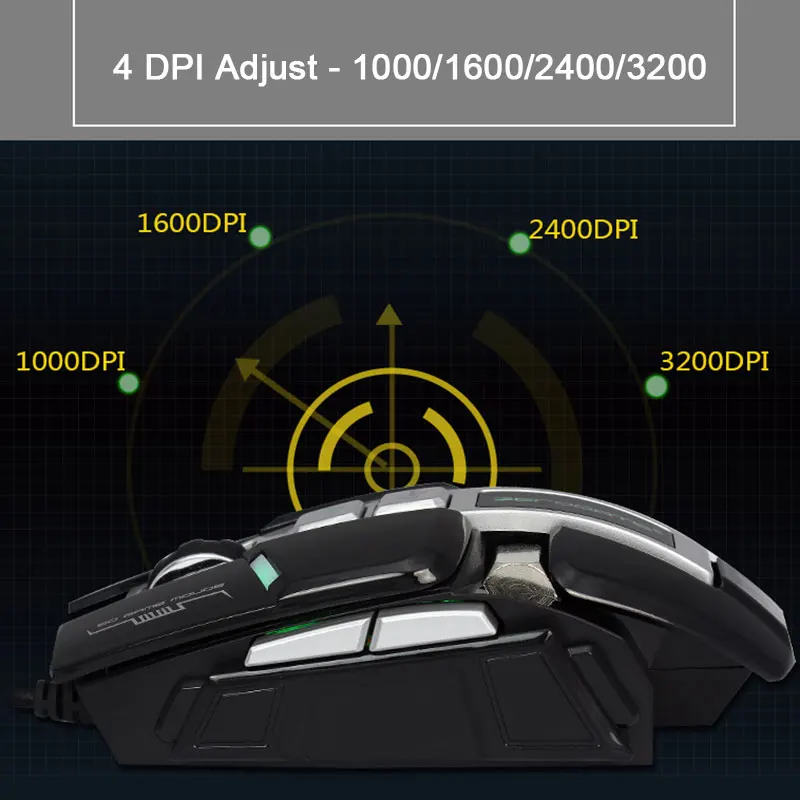 Wired Gaming Heavy Gamer Mouse Professional Macro Programming DIY Detachable Mouse RGB Backlit LED Computer PC Rechargeable Mice