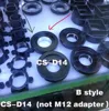 Переходник с CS на M14 для объектива камеры видеонаблюдения с креплением C на адаптер с креплением объектива M14 D14 ► Фото 3/4