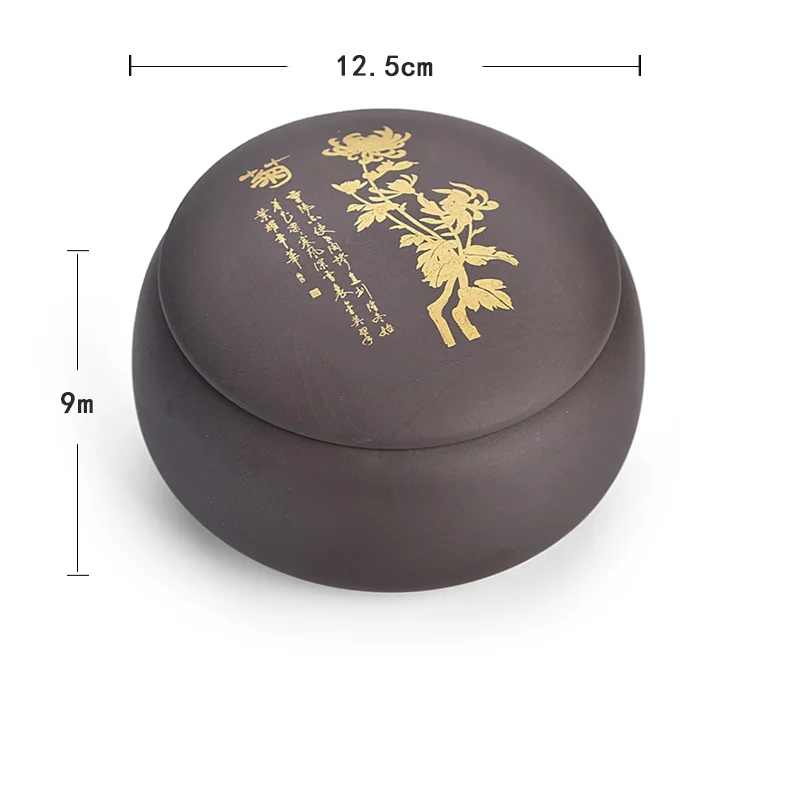 Круглая керамическая банка для чая и кофе 12 5*9 см коробка хранения еды конфет
