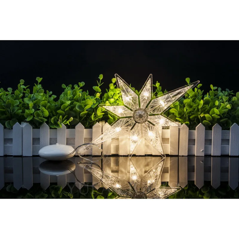 North Star рождественское освещение окон 8LED светильник или Рождественская елка украшения романтические вечерние принадлежности для праздников