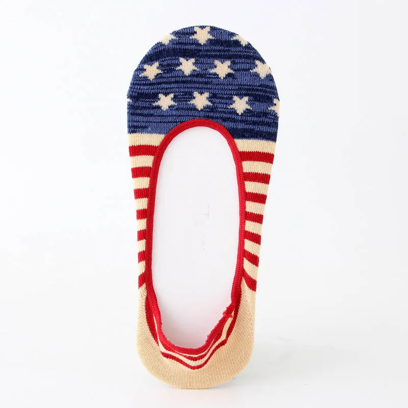 [EIOISAPRA] Европа и Америка Стиль Тренд Kawaii Национальный флаг невидимые носки 6 цветов Мода Harajuku Calcetines Mujer