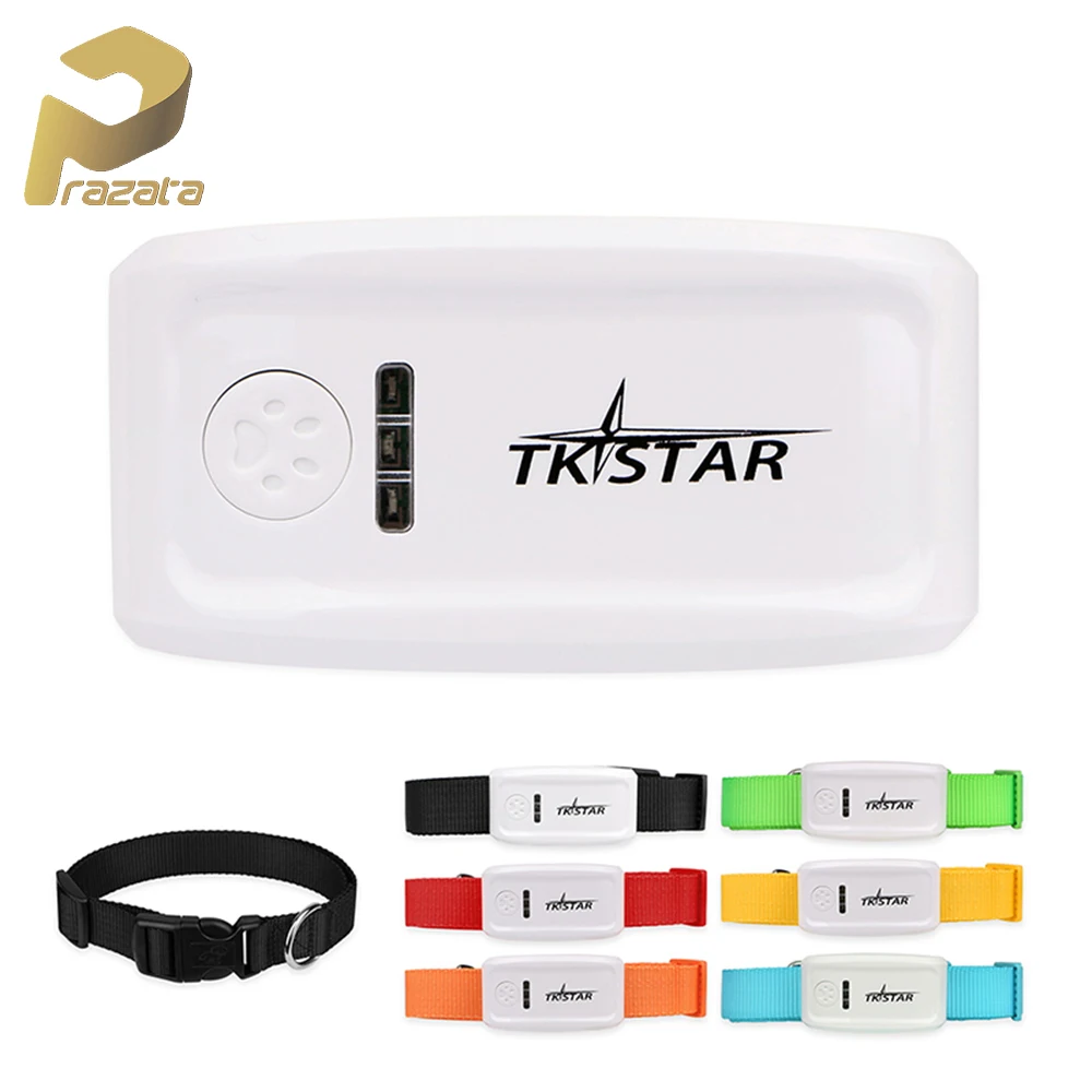 Pet Dog GPS Tracker Mini GSM Locator TK909 Realtime Tracking Device Waterproof