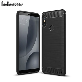 

50pcs Luxury Soft TPU Carbon Fiber Rubber Silicone Case For Xiaomi Redmi 8 8A 7 7A Note 8 Pro 8T K30 Anti-Knock Armor Cover