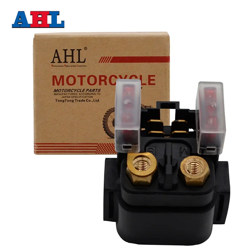 AHL Motorcycle Starter Solenoid Relay for Yamaha GRIZZLY 660 YFM660 2002-2008 