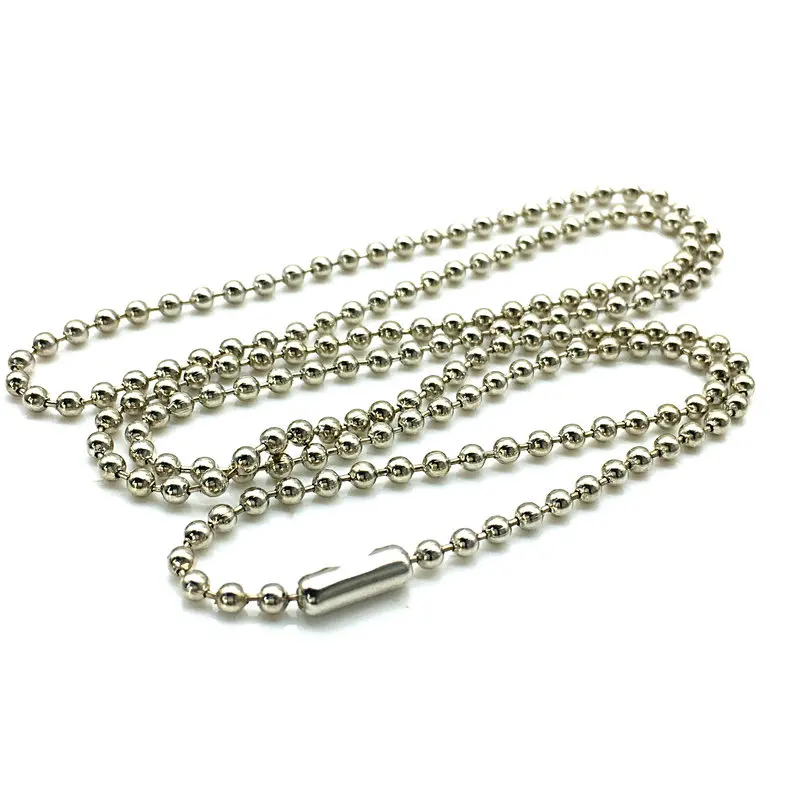 Buy Customizes 2mm Silver Tonealloy Ball Bead Chain