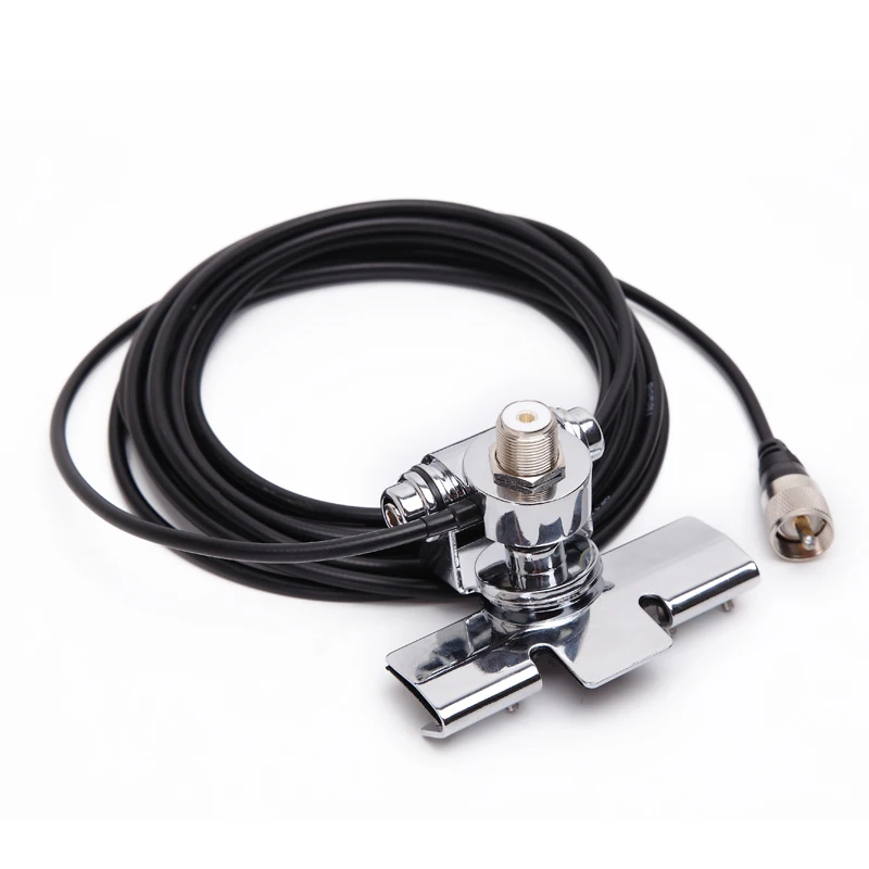 

Nagoya RB-400 Car Antenna Mount Bracket Clip RB400 with 5M Extension Coaxial Feeder Cable for Baofeng TYT QYT Mobile Radio