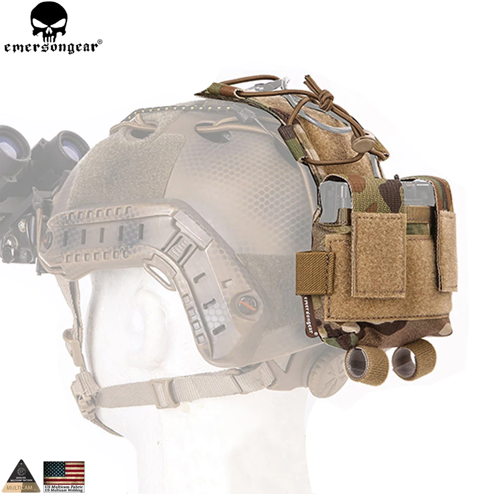 Кейс для шлема EMERSONGEAR MK2 тактический Чехол Охотничьи аксессуары черный чехол