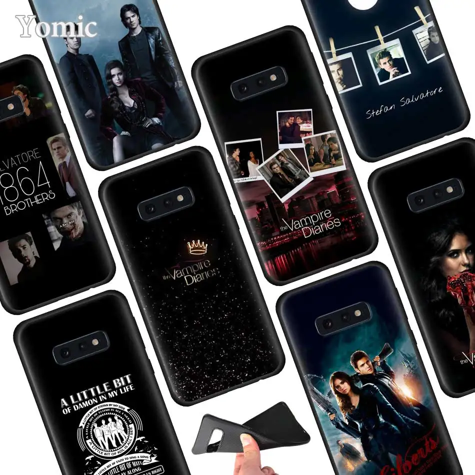 

The Vampire Diaries Back Silicone Phone Case for Samsung Galaxy S10 S10e S8 S9 Plus S7 Edge Note 8 9 M30 M20 Case Cover