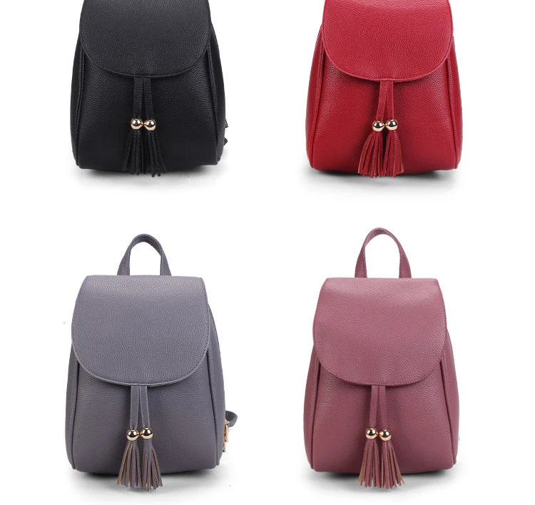 women leather backpack  (2)