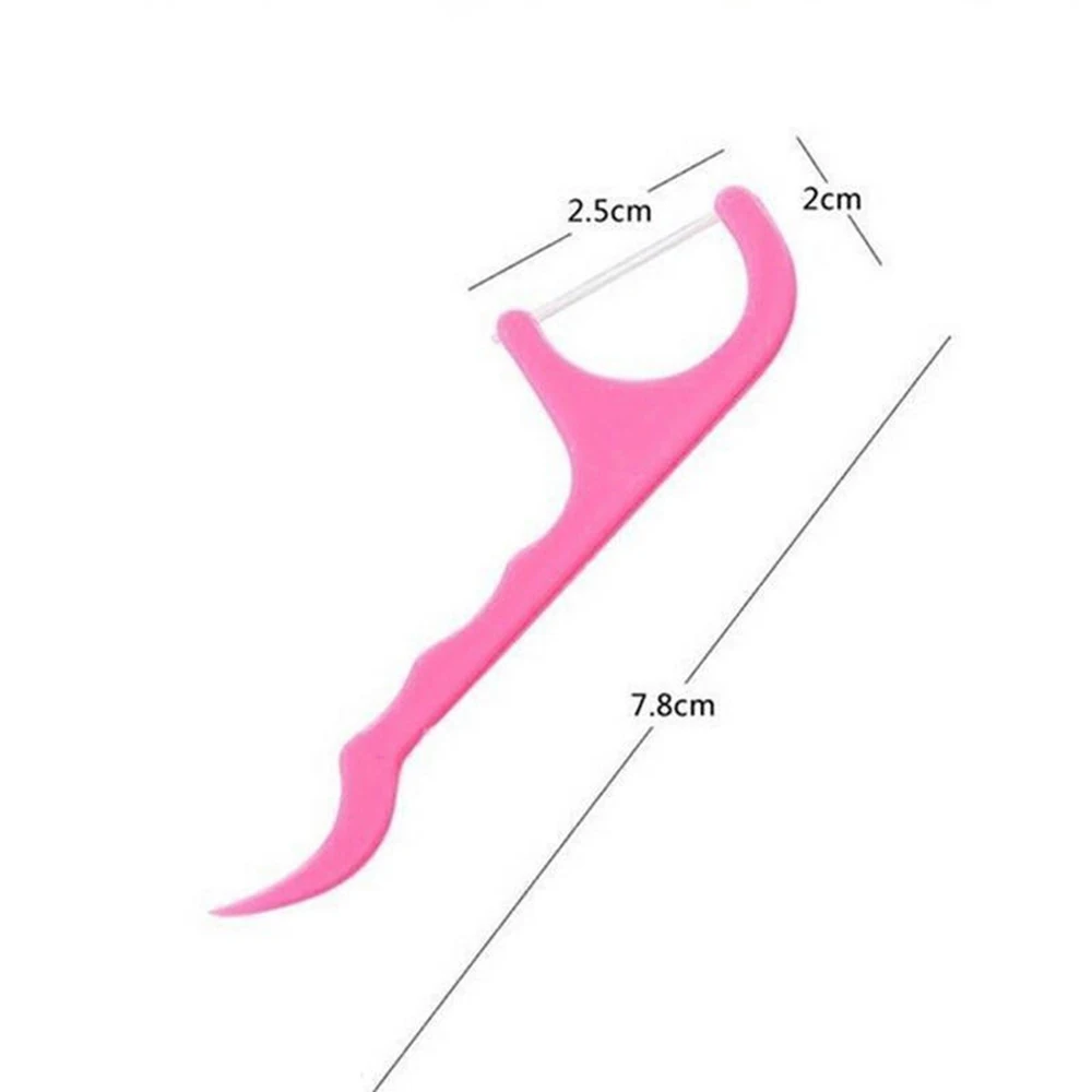 Прямая поставка 50/40/20 шт. Стоматологическая Стик для зубной нити зубочистки одноразовая межзубная кисть зубы чистыми Семья нить гигиены ротовой полости