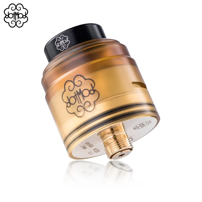 dotRDA 24 мм V1.5 RDA Dotmod RDA позолоченный атомайзер для электронных сигарет 510 резьба