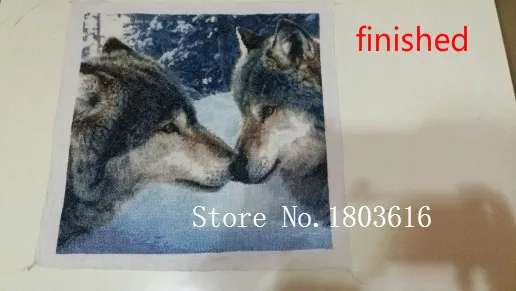 Needlework DIY Wolf Cross stitch,kit For Embroidery set,wolf animal pattern Count Cross-Stitch kit decorative painting