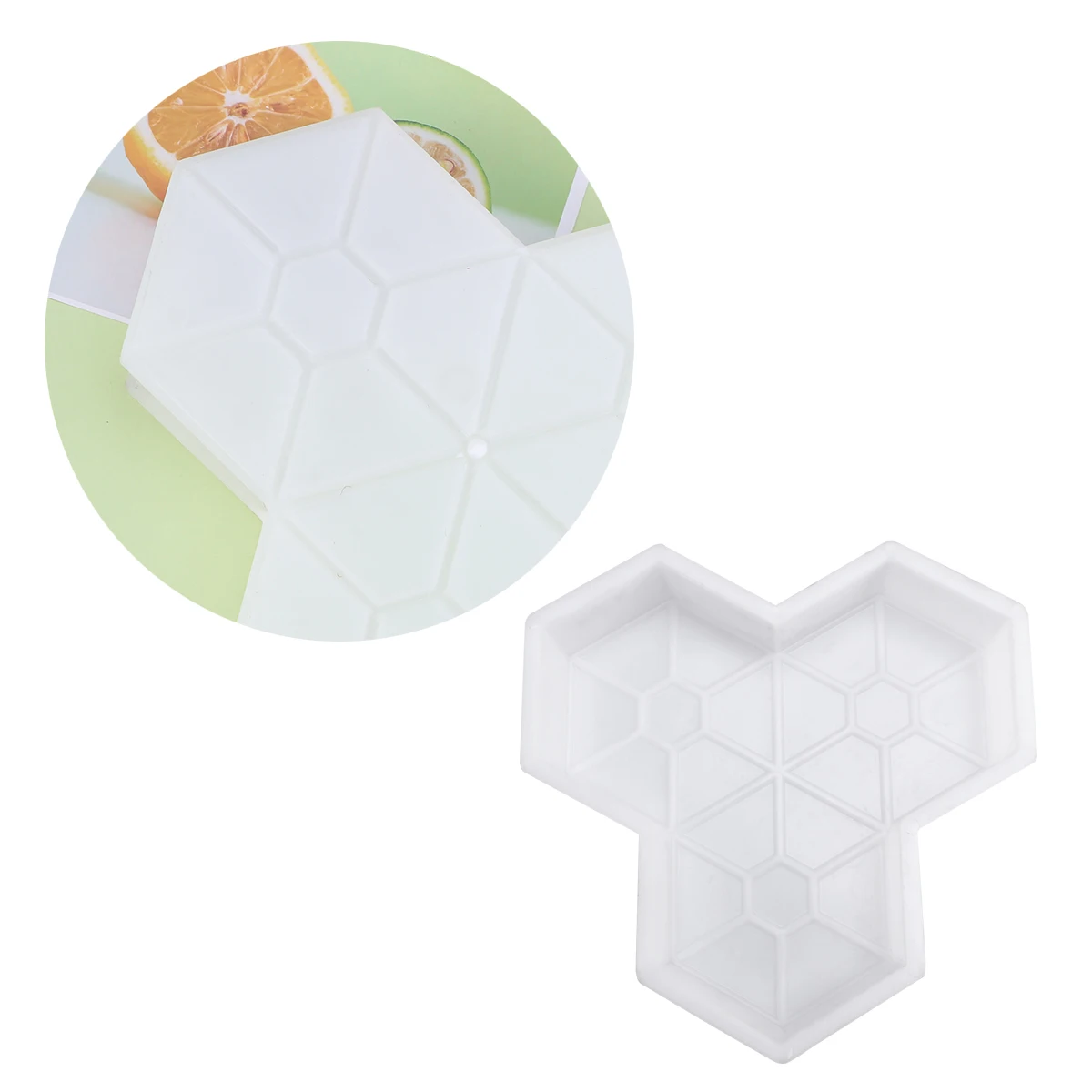 

1pcs Path Mold Maple Leaf Concrete Manually Plastic Stepping Stone Paving Molds for Pavement Courtyards Square
