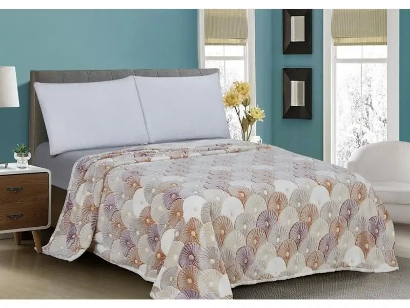 Плед евро АльВиТек, Микрофибра Бамбук, 230, 200*220 см