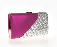 Neue 2016 Frauen Diamant Abendtaschen Kristall Perle Hochzeit Brautpartei Geldbörse Tag Kupplungen Ketten Handtaschen SMYCWL-CA0039