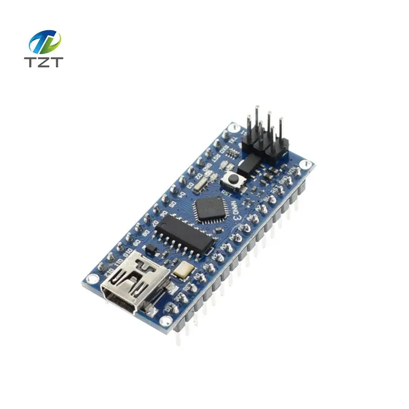 10 шт. NANO V3.0 ATMEGA328P с Загрузчиком Nano 3,0 контроллер совместимый nano CH340 USB драйвер 16 МГц с кабелем для Arduino