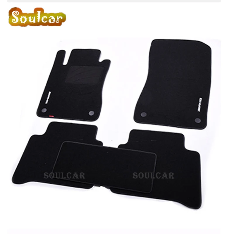 Premium Fabric Nylon Suede Washable Car floor mats for Mercedes Benz E