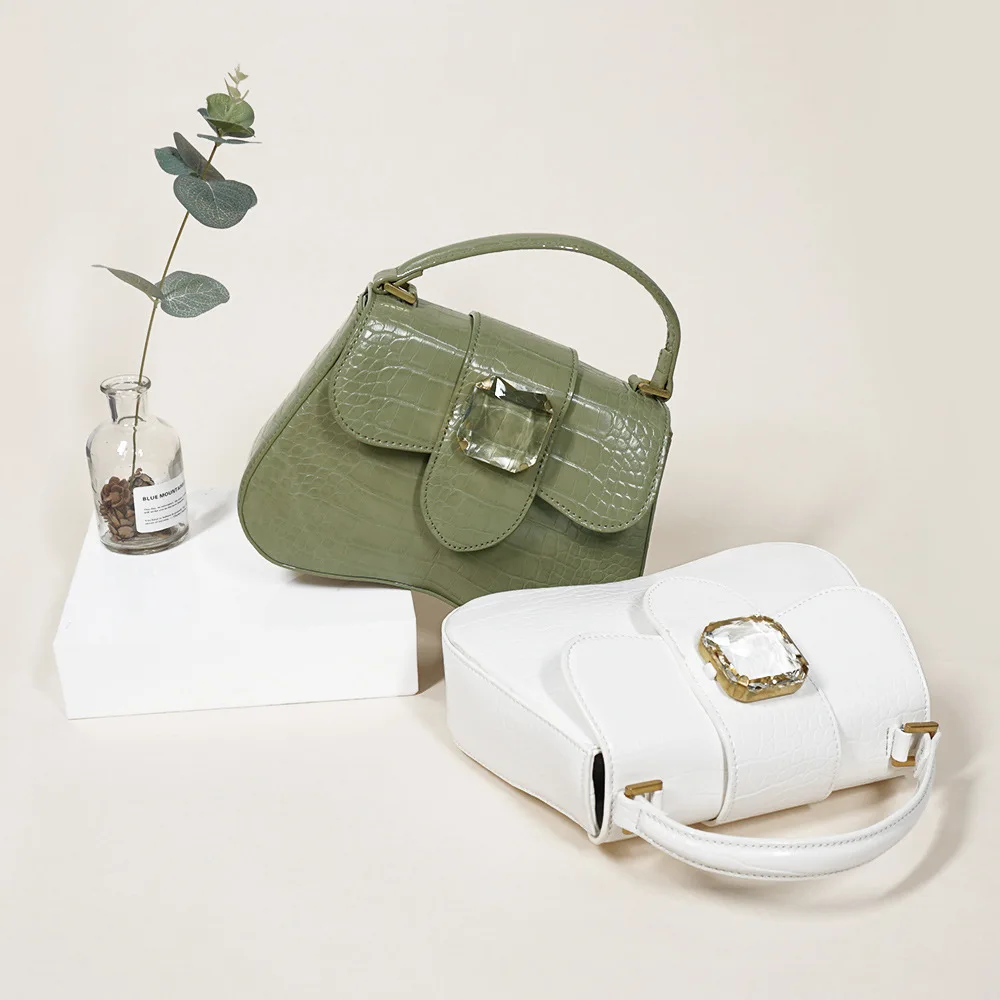

Luxury Alligator Women's Shoulder Bags Luxury Diomonds Crossbody Bags for Women Simple Fashion Tote Elegant Women Messenger Bag