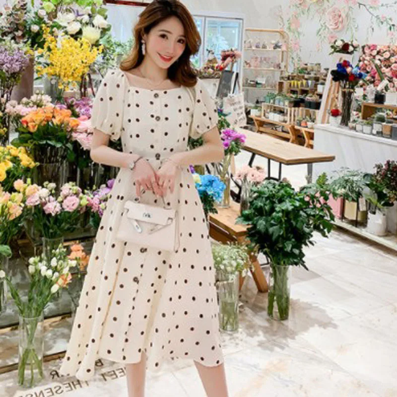 Summer Dress New Wave Point Loose Pregnant Dress