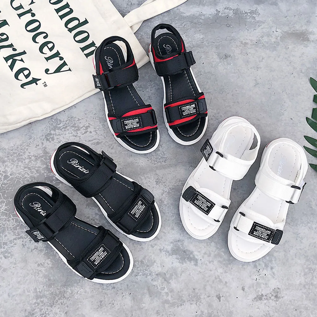 Женская обувь; коллекция года; Zapatos De Mujer; женские модные повседневные летние спортивные сандалии; обувь на толстой платформе и среднем каблуке; chaussures femme; Новинка