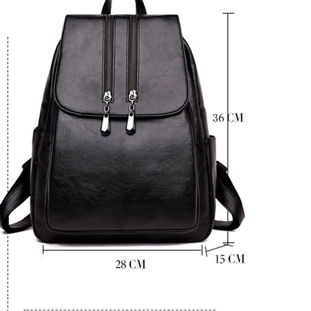 Laptop Backpack Women Leather Luxury Backpack Women Fashion Backpacks Satchel School Bag Pu Brand New rugzak