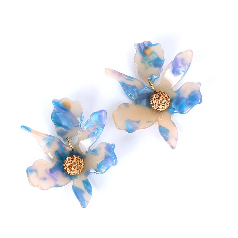 LWONG-New-Oversized-Resin-Flower-Stud-Earrings-for-Women-Exquisite-Shambhala-Crystal-Lily-Post-Earrings-Unique (1)