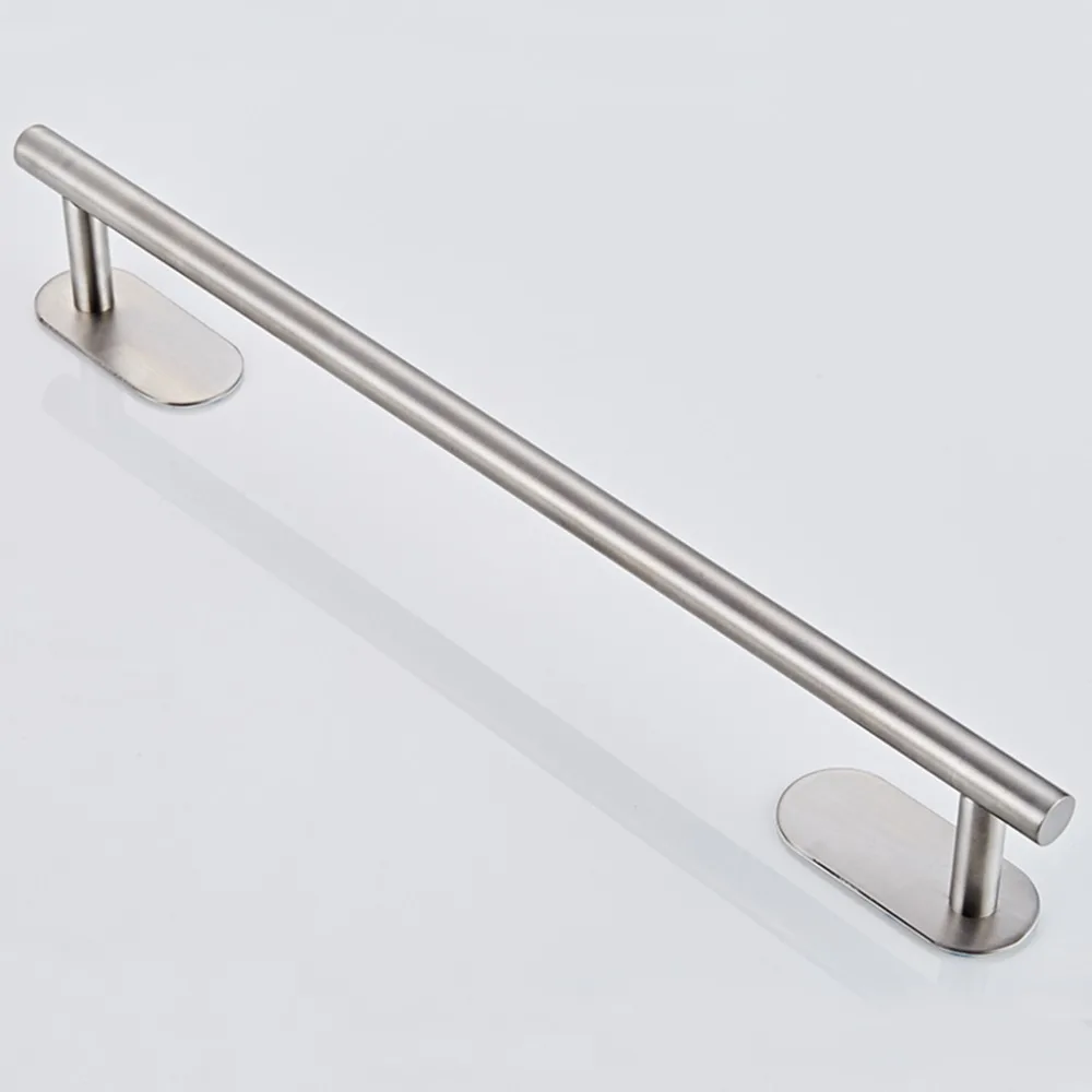 SRJ 304 Stainless Steel 40cm/50CM Bath Towel Holder Bathroom Kitchen Wall-mounted Towel Polished Rack Holder Hardware Accessory 