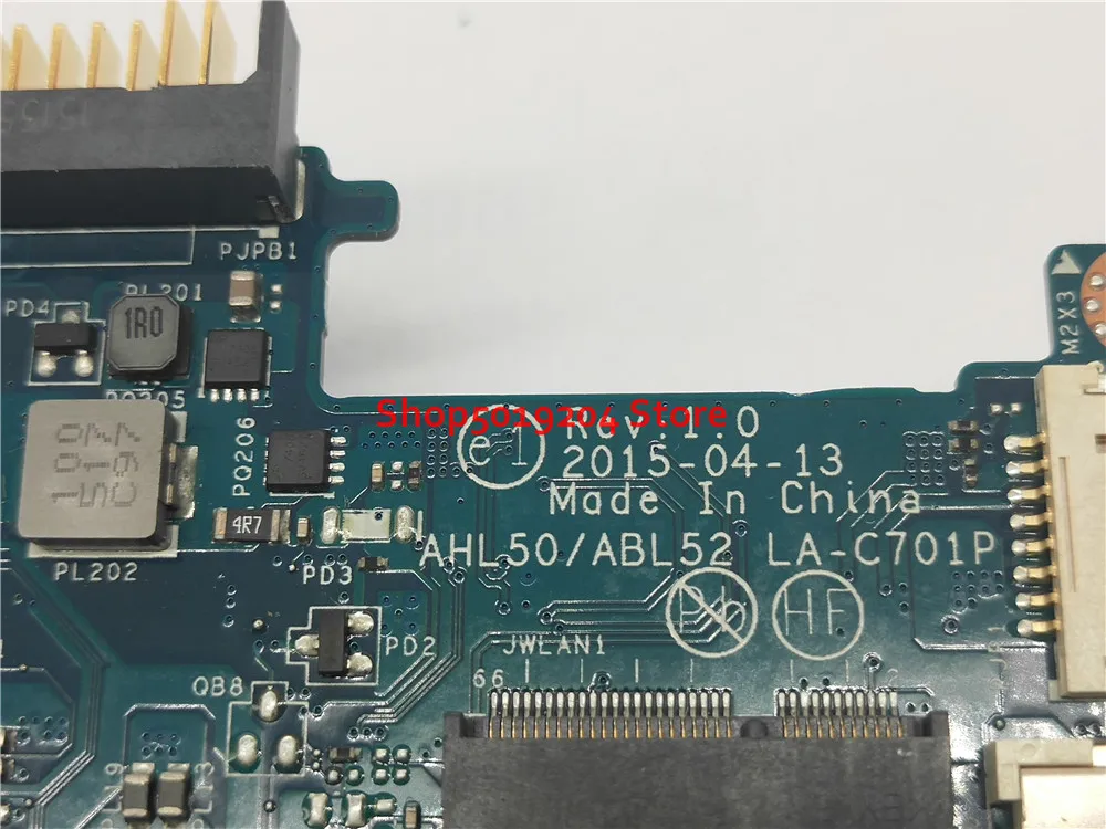 remarkable  For HP Pavilion 15AC 15-AC 250 G4 250-G4 Laptop Motherboard LA-C701P SR27G i3-5005U 822041-601 8220