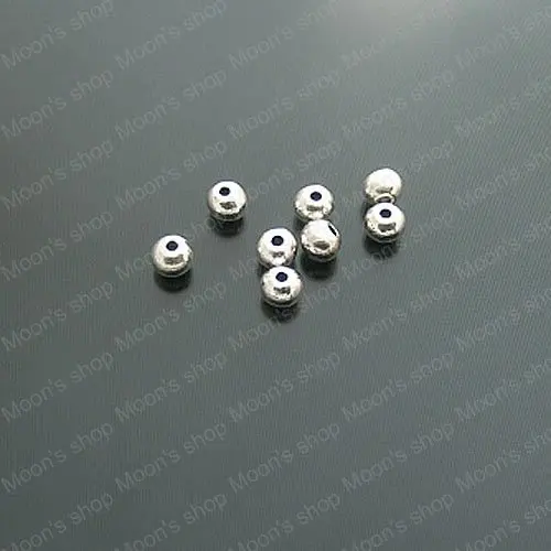 

Wholesale Diameter 4mm Antique Silver color Oblate Flat and Round Alloy Beads Diy Findings 100 pieces(JM1940)