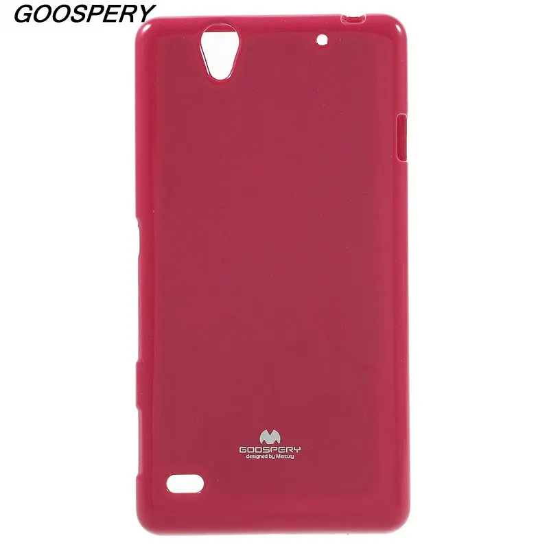 For Sony Xperia C4 Case MERCURY GOOSPERY Glitter Powder TPU Gel Phone Cover for E5303 / Dual E5333 | Мобильные телефоны и