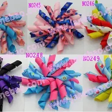 140 шт., 2,5 дюйма, коркер, банты для волос(сшитые), разноцветные банты для волос для девочек, коркер, заколки для волос, коркер, заколки для волос