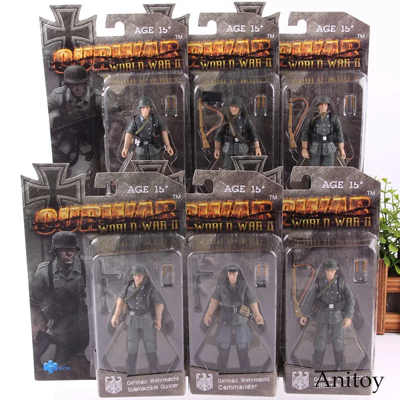 4 Color 1//6 Soldier Leather Belt Model WW II German Soldier Figures Toys