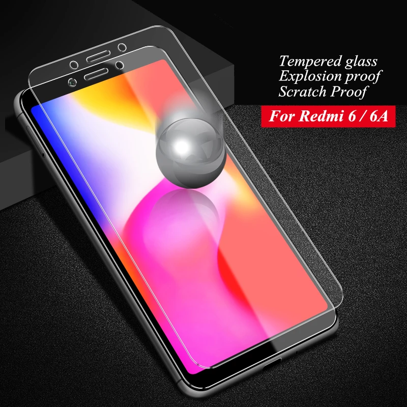 Redmi 6 6A закаленное стекло для Xiaomi протектор экрана HCZCI высокое качество защитная
