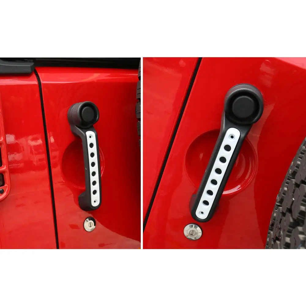 Exterior Door Handle Trim Molding Grab Handles Cover Car Styling Overlays For Jeep Wrangler 2