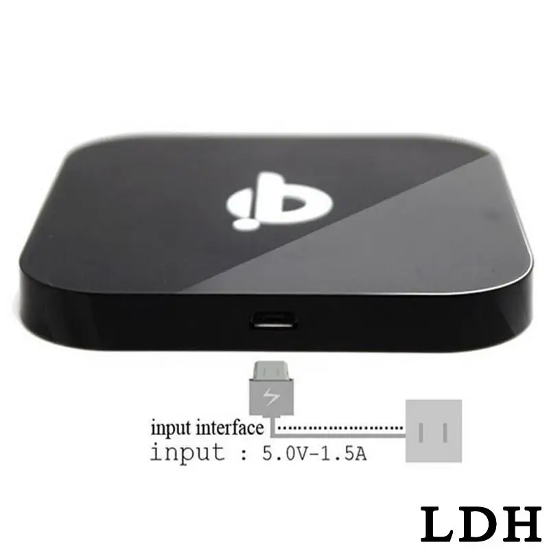 5V1A Portable Q8 QI Wireless Charger 2 USB Port Moblie Phone Charging Pad For iPhone Samsung