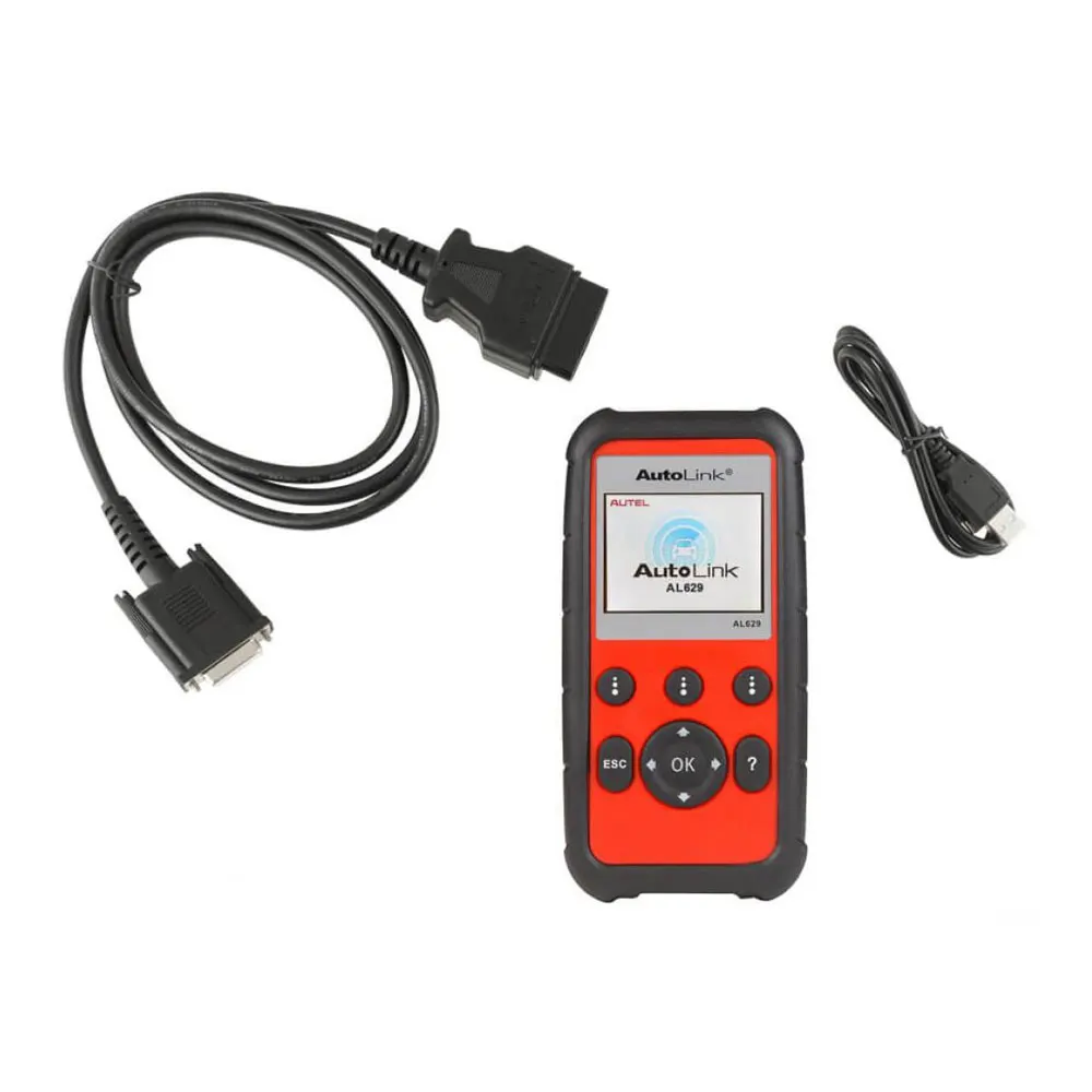 Autel Автоссылка AL629 Автомобильный Диагностический Авто scania ABS/SRS/двигатель OBD2 сканер для автомобилей Автомобильный диагностический инструмент как ML629 Корабль из США