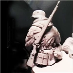 Comandante sem Pintura e Desmontado Escala Resina Figura Kit Ww2 16127d 1 - 16 21 comandante sem pintura e desmontado 16127d