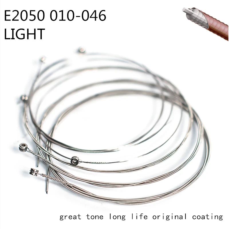 

Electric Guitar String set 010 E12000 12050 009-042 POLYWEB Coating Long Life Custom Super Light Electric Guitar Strings