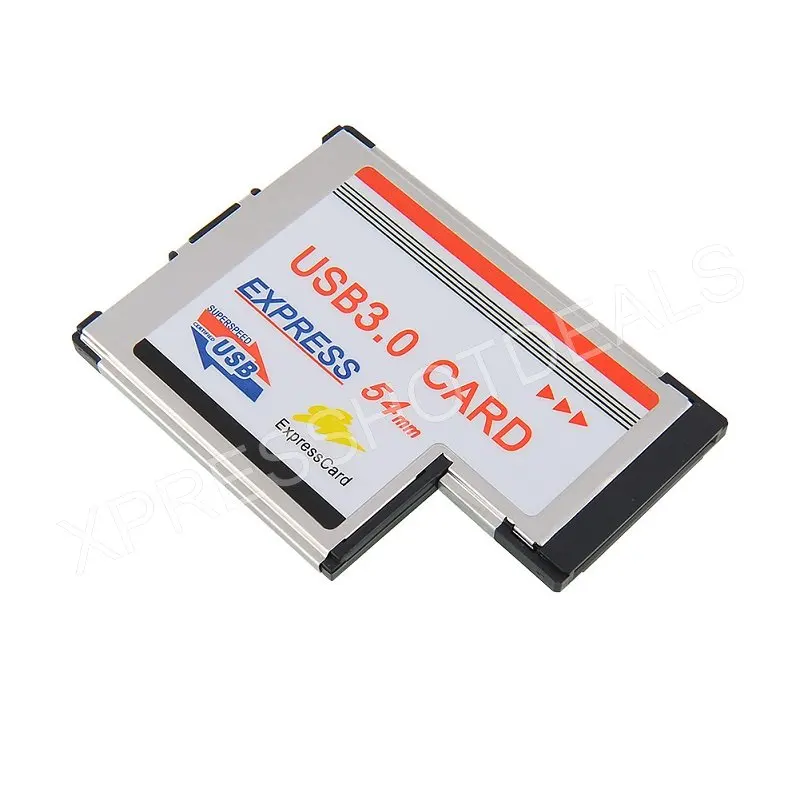 ExpressCard 54 мм 2 порта USB 3,0 5 Гбит/с адаптер для экспресс-карты ноутбук