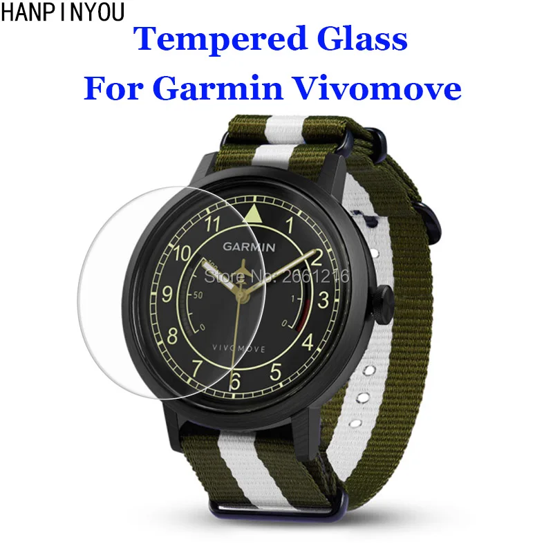 

For Garmin Vivomove Tempered Glass 9H 2.5D Premium Screen Protector Film For Garmin Vivomove Sport SmartWatch