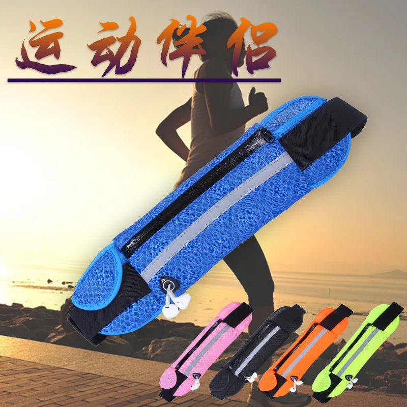 Paquete de cintura de ejercicio al aire libre fitness running impermeable transpirable teléfono móvil táctico camping hombres y mujeres bolsas de viaje