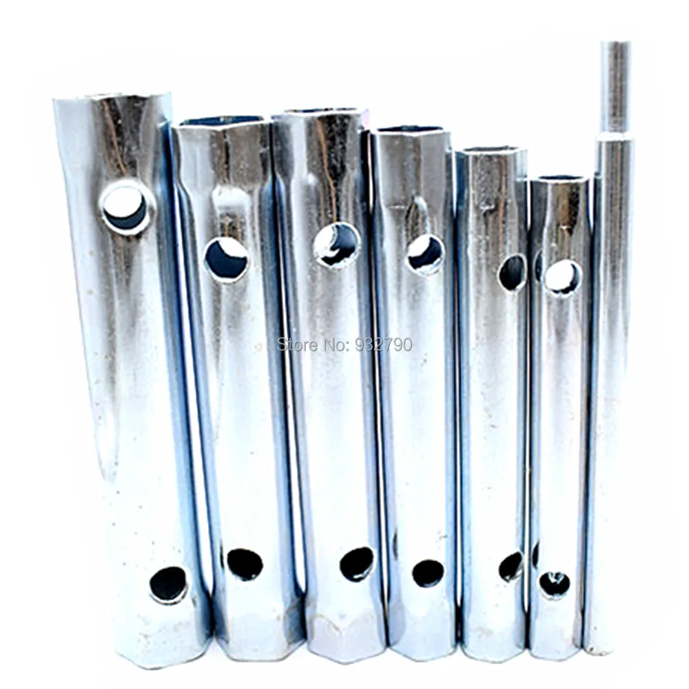 6pcs Tubular Box Wrench Set Spanner Tube Garage Plumbers DIY Tool