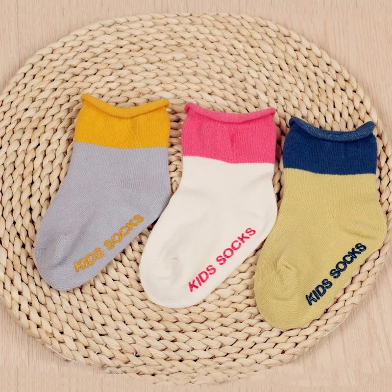 3 пар/лот, носки-тапочки для малышей хлопковые носки унисекс для малышей весна-осень, красивый детский для малышей нескользящие носки для новорожденных 0-4 лет