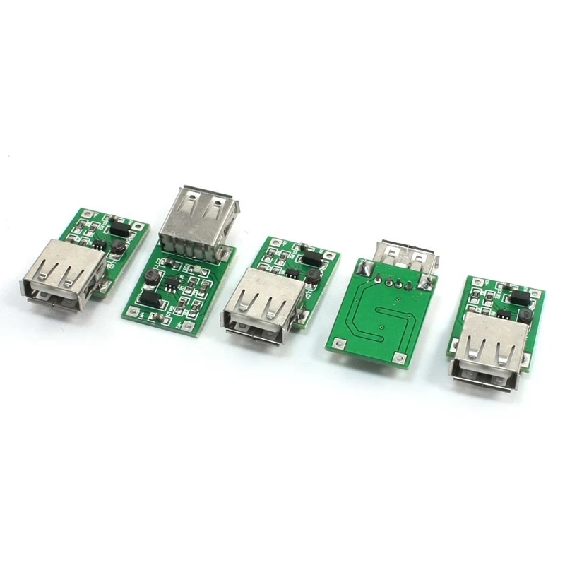 HOT-5pcs 0,9 в до 5 В Converter конвертер USB повышающий Boost модуль 600ma зеленый+ серебристый и 10 шт. мини USB Поворот Dip интерфейс сиденье 5 В