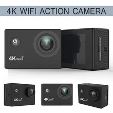 2inch LCD Screen and 170Wide Angle 4k 1080P HD Wifi Action Camera Underwater Waterproof Cam Outdoor Sport Min Camcorder