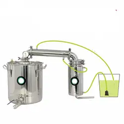 30л Из Нержавеющей Воды спиртовой дистиллятор набор для домашнего изготовления напитков вина делая котел
